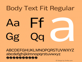 Body Text Fit