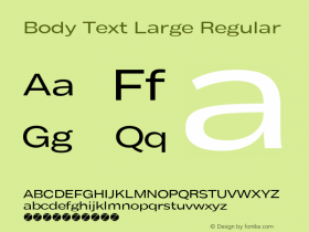 Body Text Large