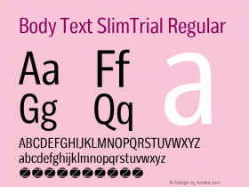 Body Text SlimTrial