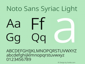 Noto Sans Syriac