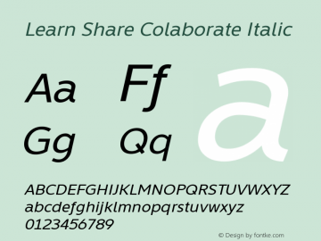 Learn Share Colaborate