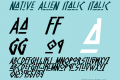 Native Alien Italic