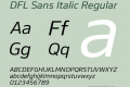 DFL Sans Italic