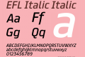 EFL Italic