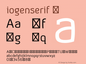 iogenserif