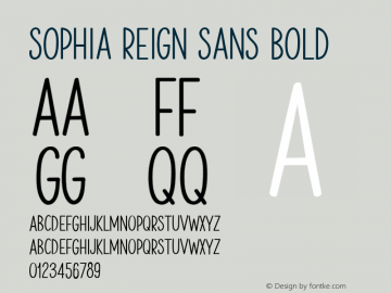 Sophia Reign Sans