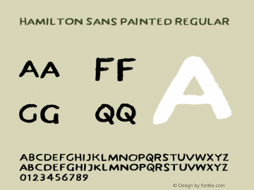 Hamilton Sans Painted