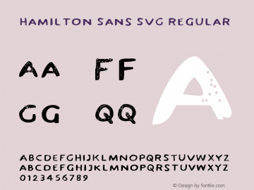 Hamilton Sans SVG
