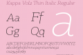 Kappa Vol2 Thin Italic