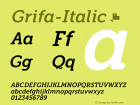 Grifa-Italic