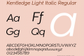 Kentledge Light Italic