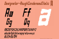Designator-RoughCondensedItalic