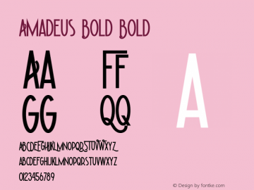 Amadeus Bold