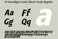 YE Paradigma Italic Black Conde