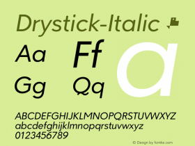 Drystick-Italic