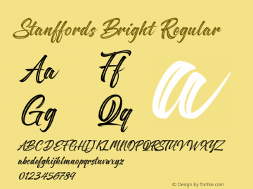 Be Bright Font