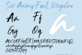 Six Away Font