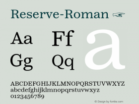 Reserve-Roman