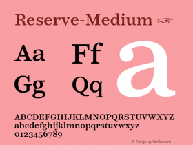Reserve-Medium