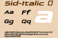 Sid-Italic