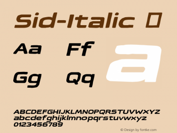 Sid-Italic