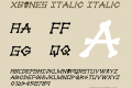 xBONES Italic