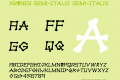 xBONES Semi-Italic