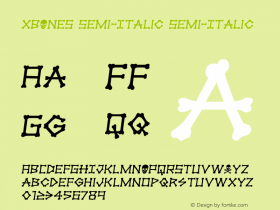 xBONES Semi-Italic
