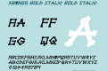 xBONES Bold Italic