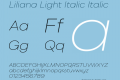Liliana Light Italic