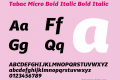 Tabac Micro Bold Italic