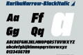 KaribuNarrow-BlackItalic