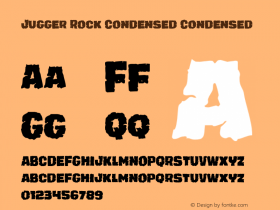 Jugger Rock Condensed