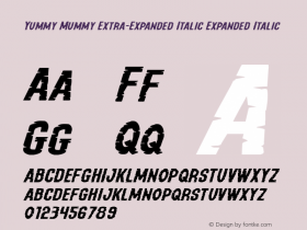 Yummy Mummy Extra-Expanded Italic