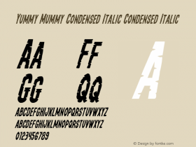 Yummy Mummy Condensed Italic