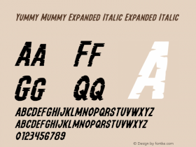 Yummy Mummy Expanded Italic