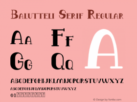 Balutteli Serif