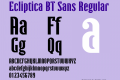 Ecliptica BT Sans