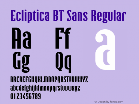 Ecliptica BT Sans