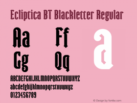 Ecliptica BT Blackletter