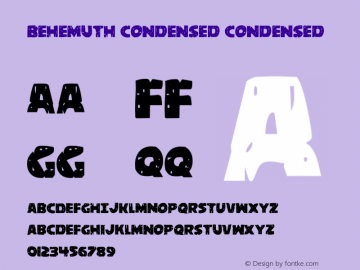 Behemuth Condensed