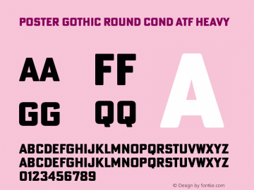 Poster Gothic Round Cond ATF