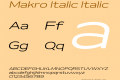 Makro Italic