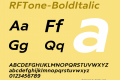 RFTone-BoldItalic