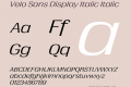 Velo Sans Display Italic