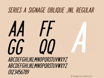 Bold Metal Stencil JNL Font