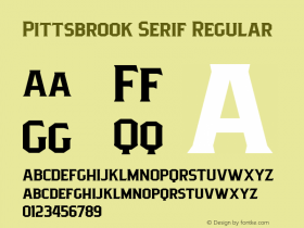 Pittsbrook Serif