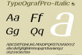 TypeOgrafPro-Italic