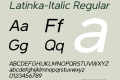 Latinka-Italic