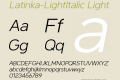 Latinka-LightItalic